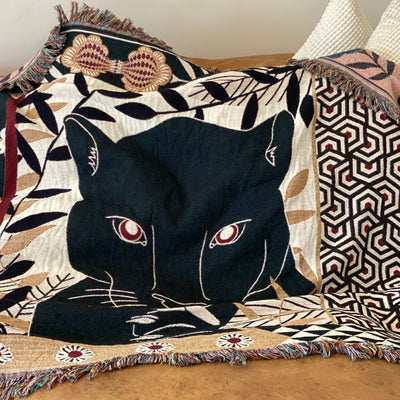 The Take Up Space, Unapologetically Woven Blanket