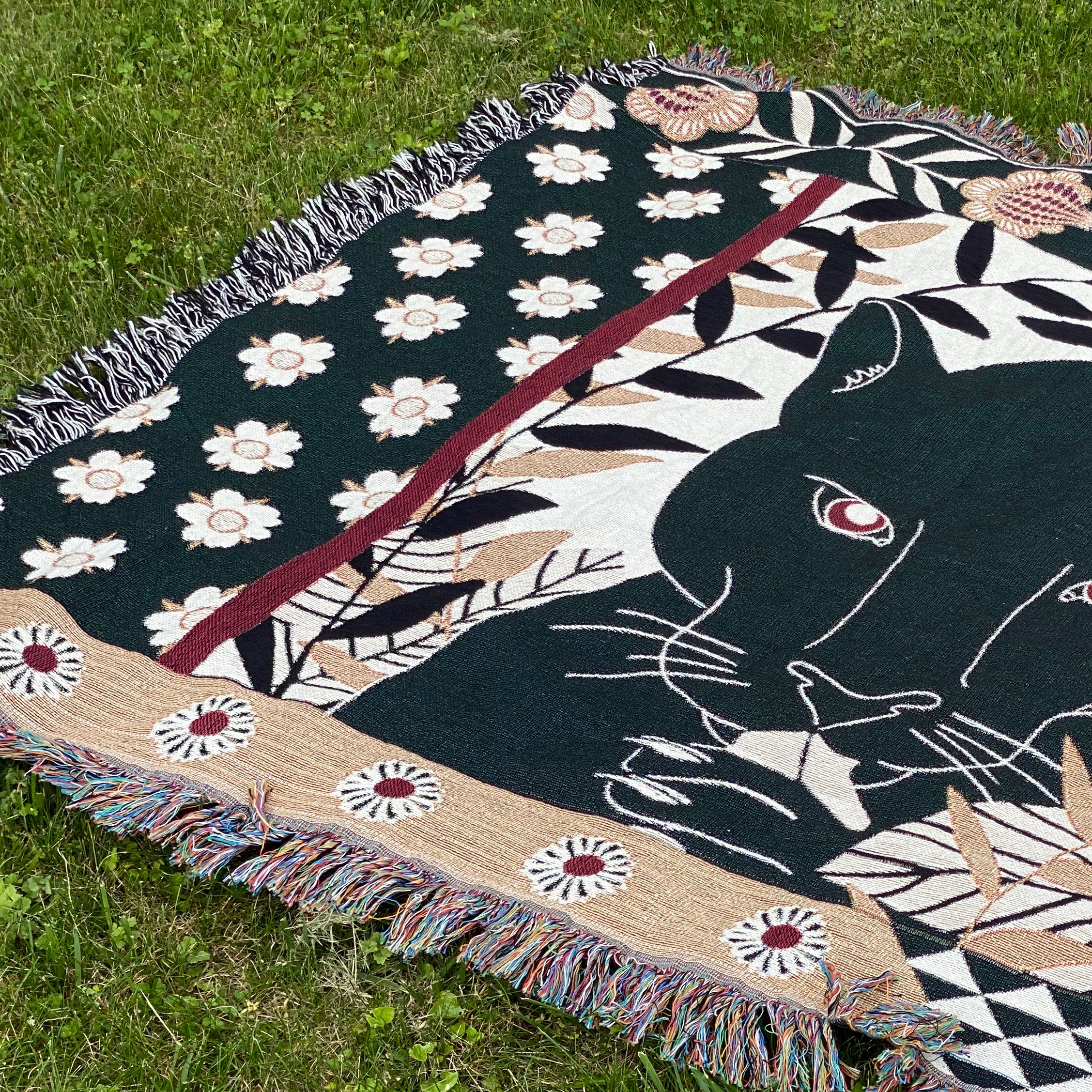 The Take Up Space, Unapologetically Woven Blanket