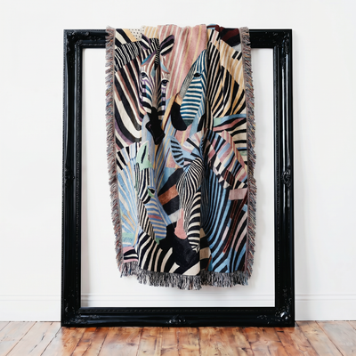 The Color Maximalist Woven Blanket
