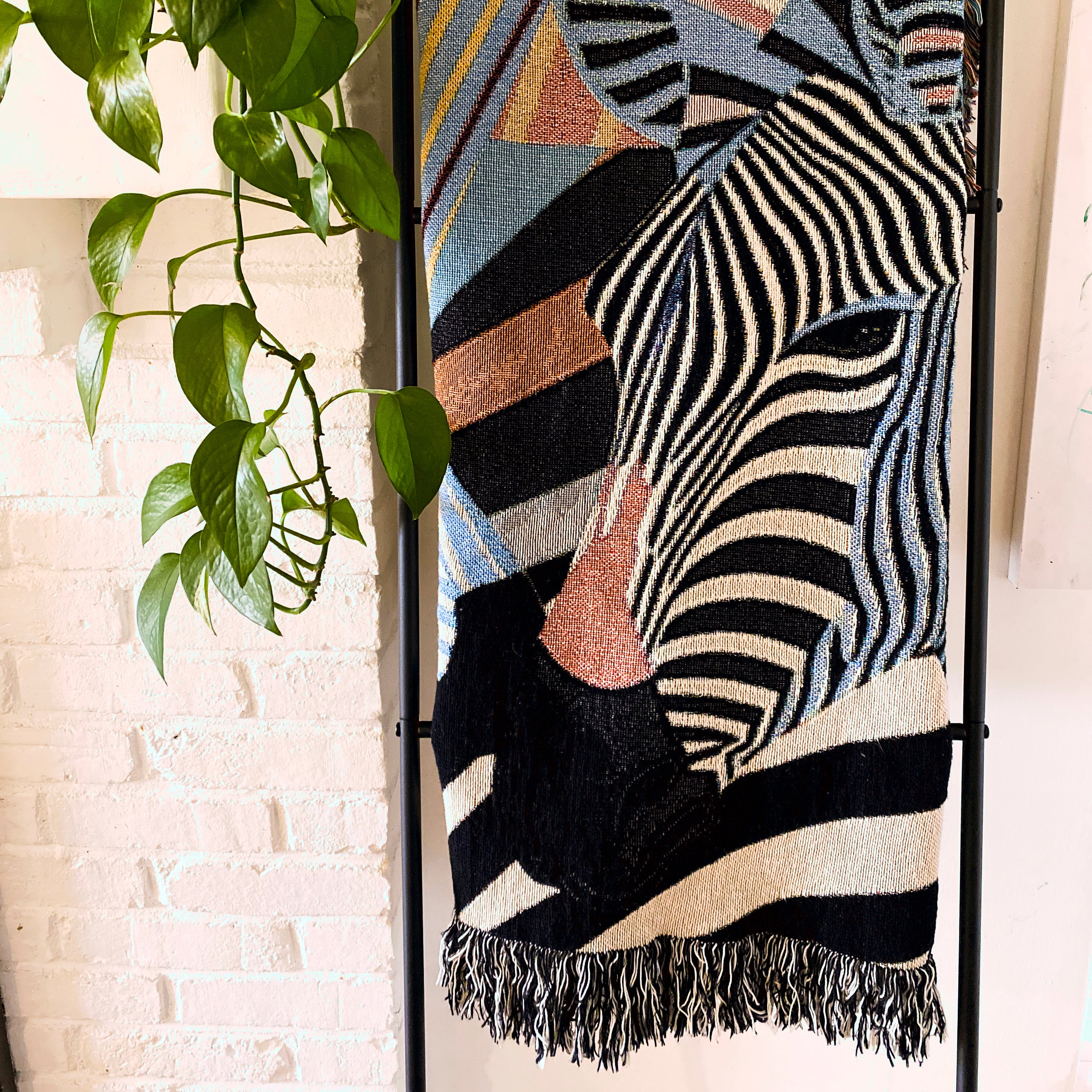 The Color Maximalist Woven Blanket