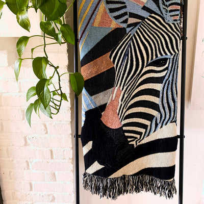 The Color Maximalist Woven Blanket