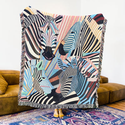 The Color Maximalist Woven Blanket