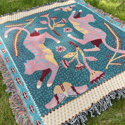 The Eclectic Soul Woven Blanket