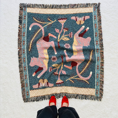 The Eclectic Soul Woven Blanket