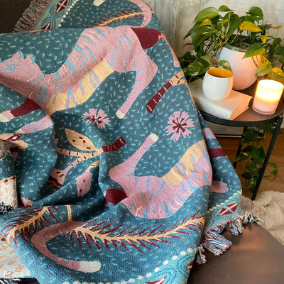 The Eclectic Soul Woven Blanket