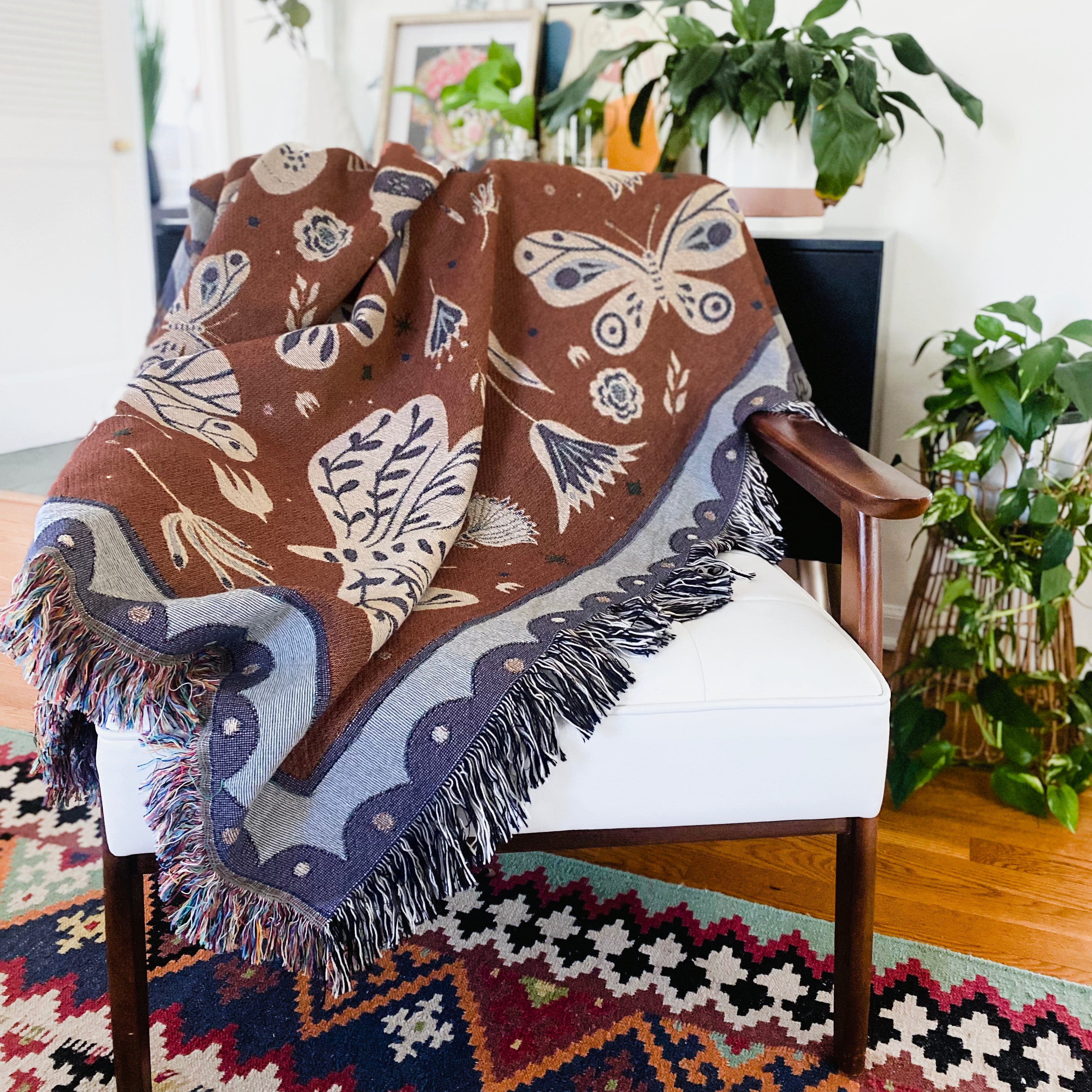 The Quiet Wings Woven Blanket