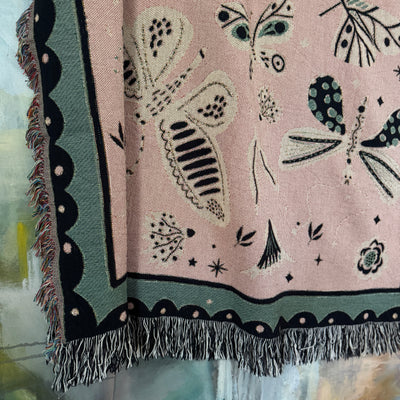 The Quiet Wings Woven Blanket