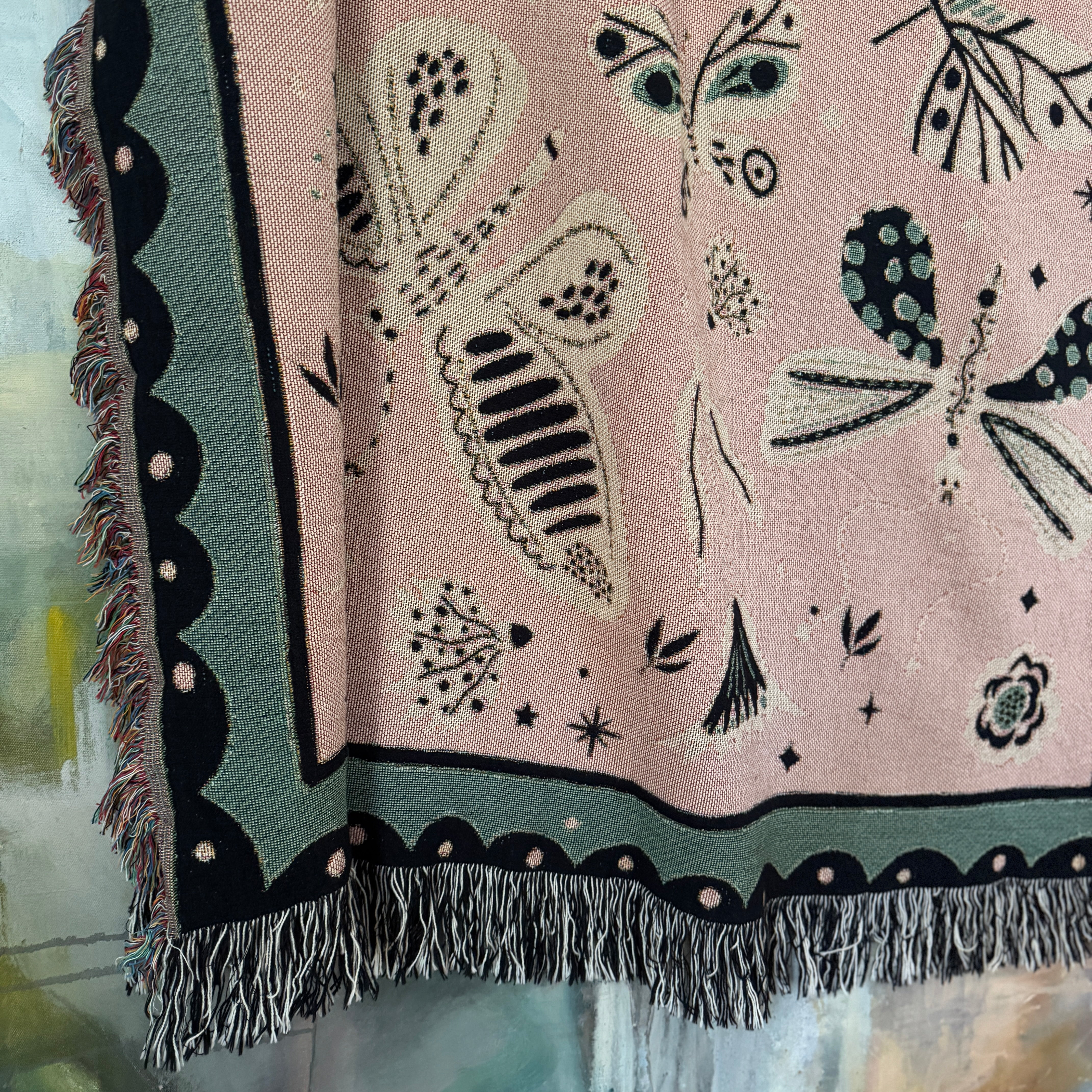 The Quiet Wings Woven Blanket