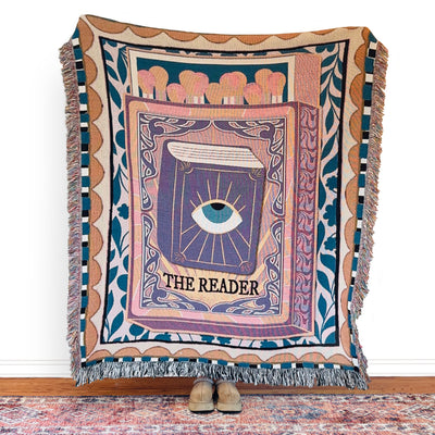 The Tarot Card Woven Blanket