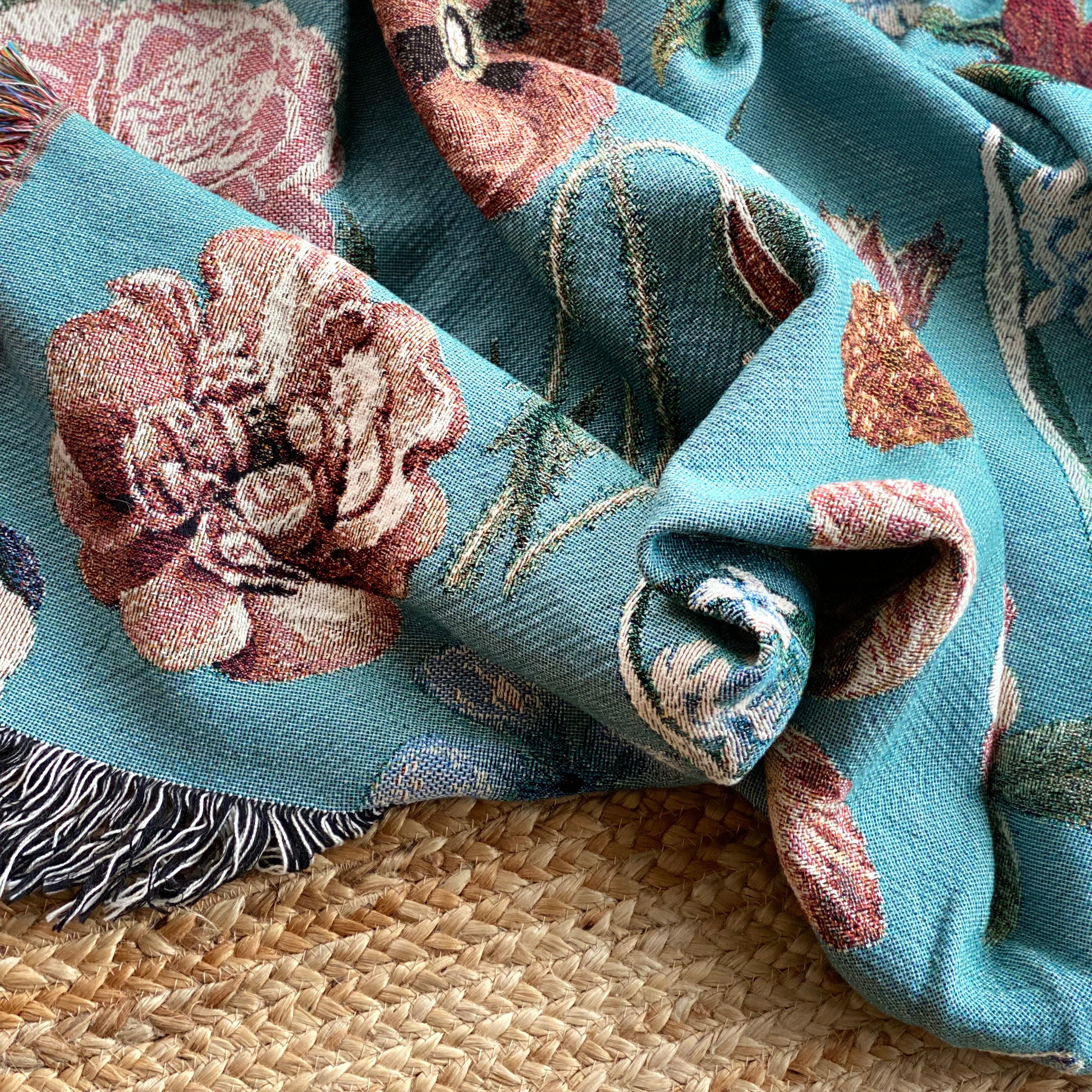 The Vintage Garden Woven Blanket