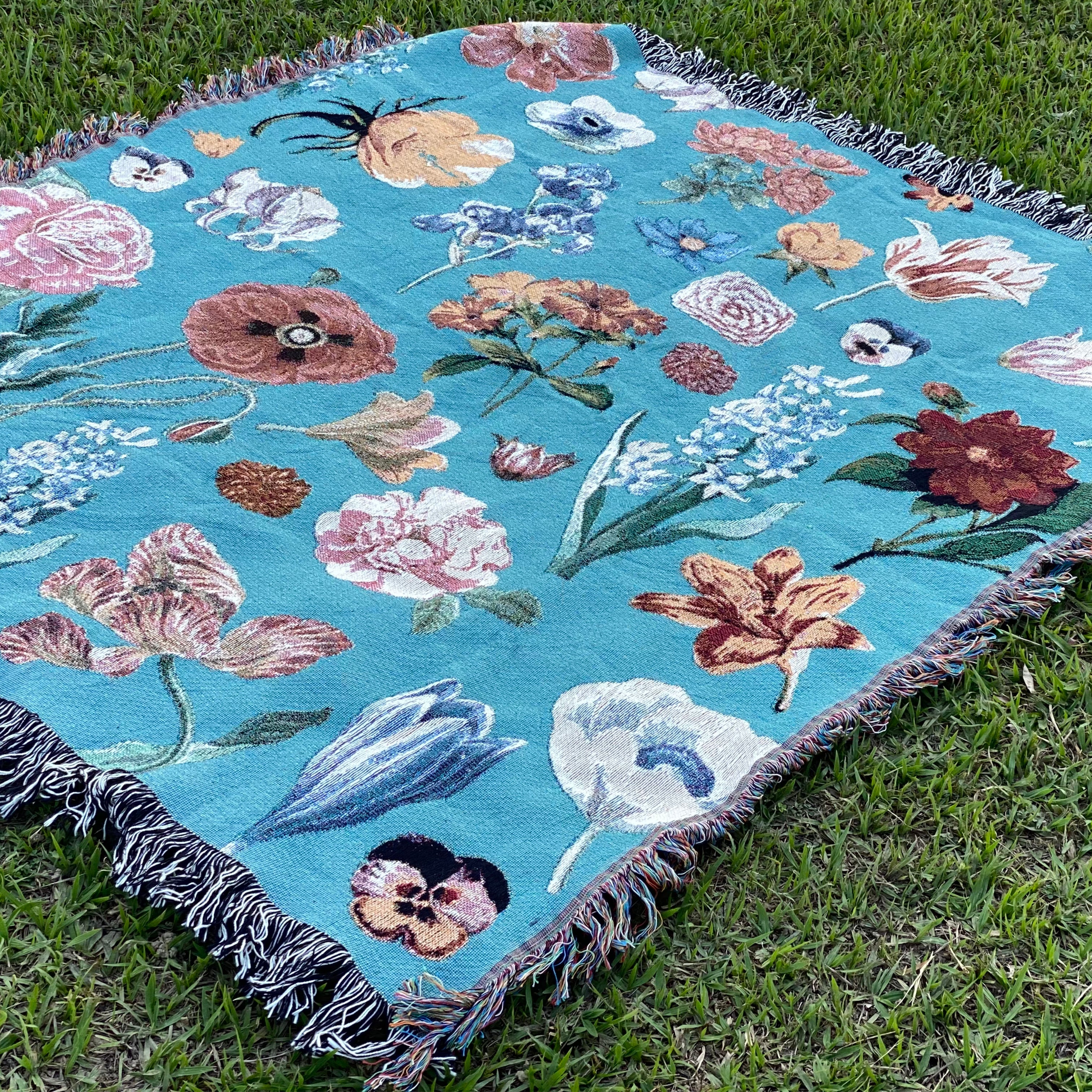 The Vintage Garden Woven Blanket