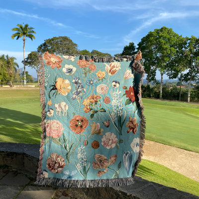 The Vintage Garden Woven Blanket