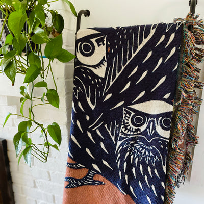 The Watcher Woven Blanket