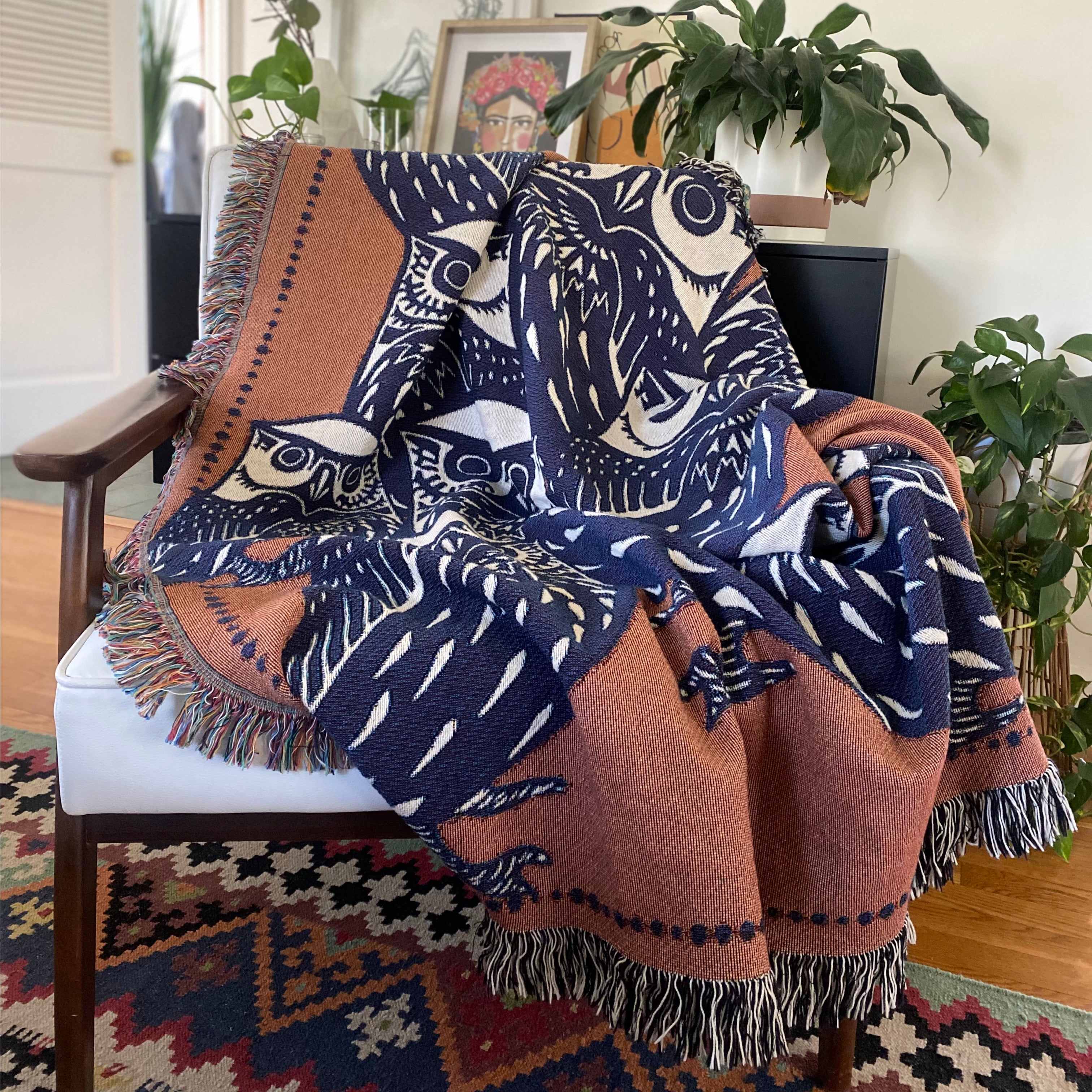The Watcher Woven Blanket