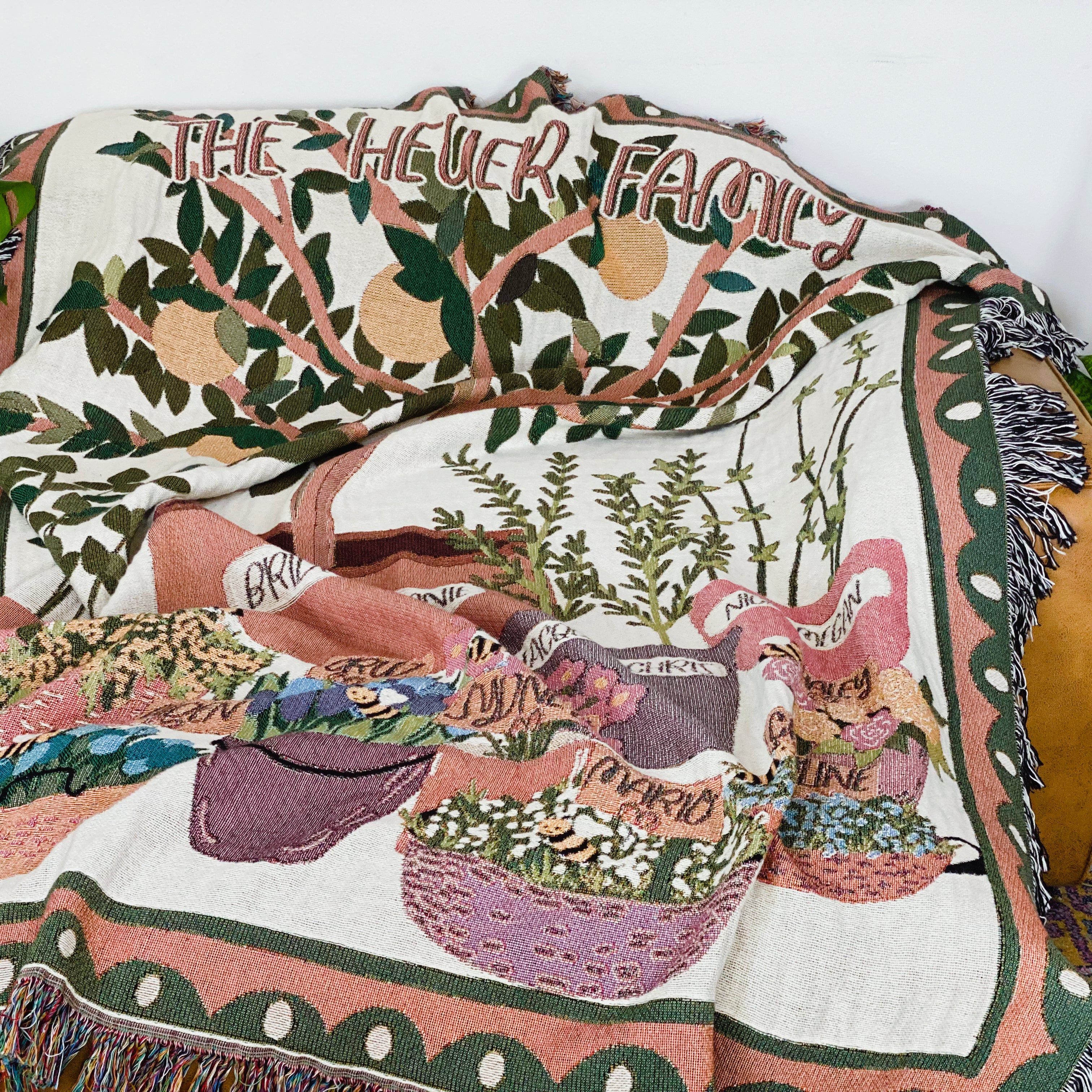 The Our Family Woven Blanket