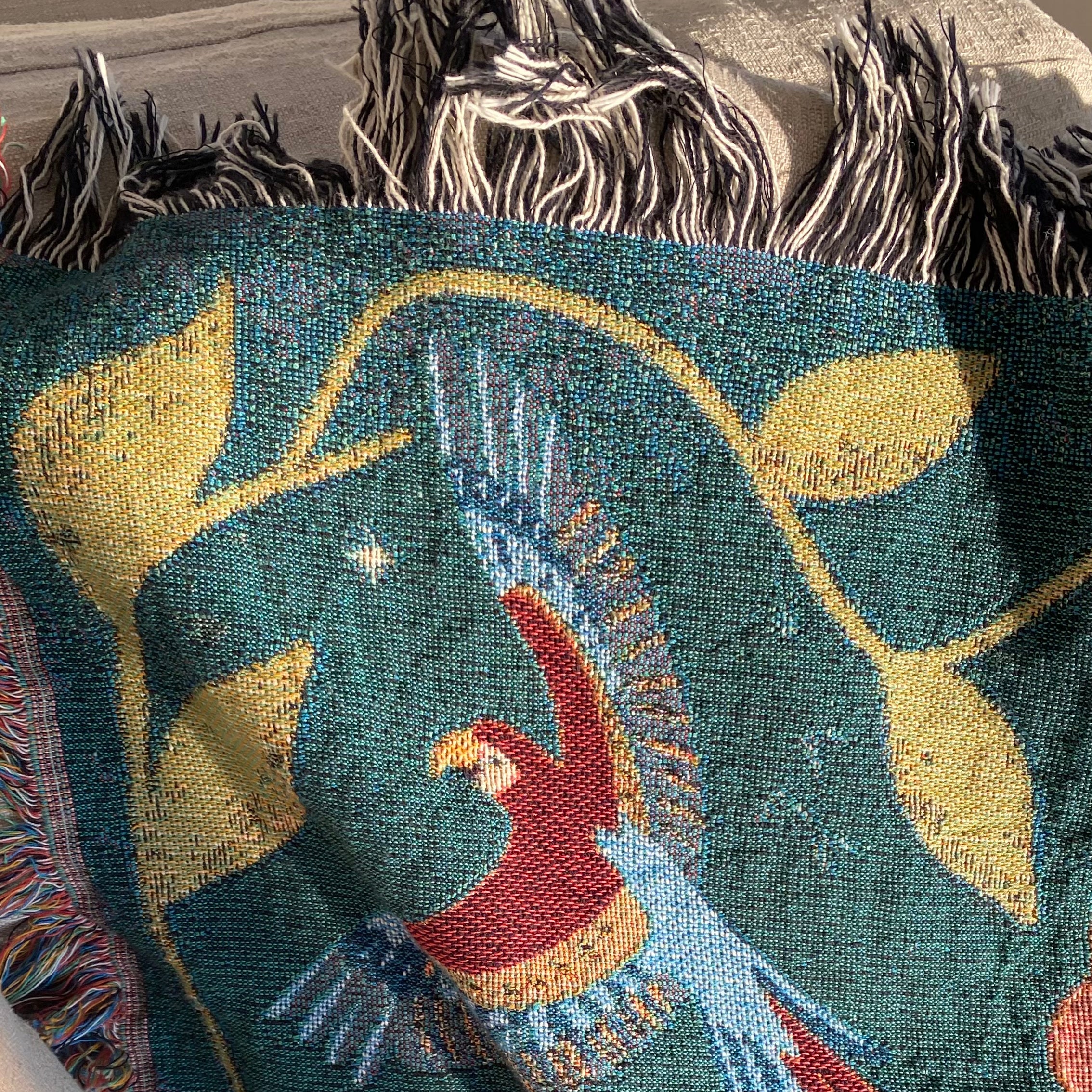 The Woodland Dreams Woven Blanket