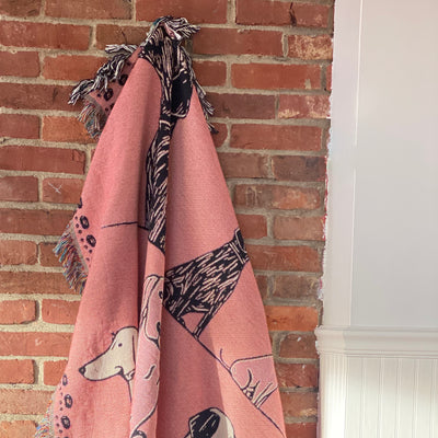 The Unapologetically Pink Woven Blanket