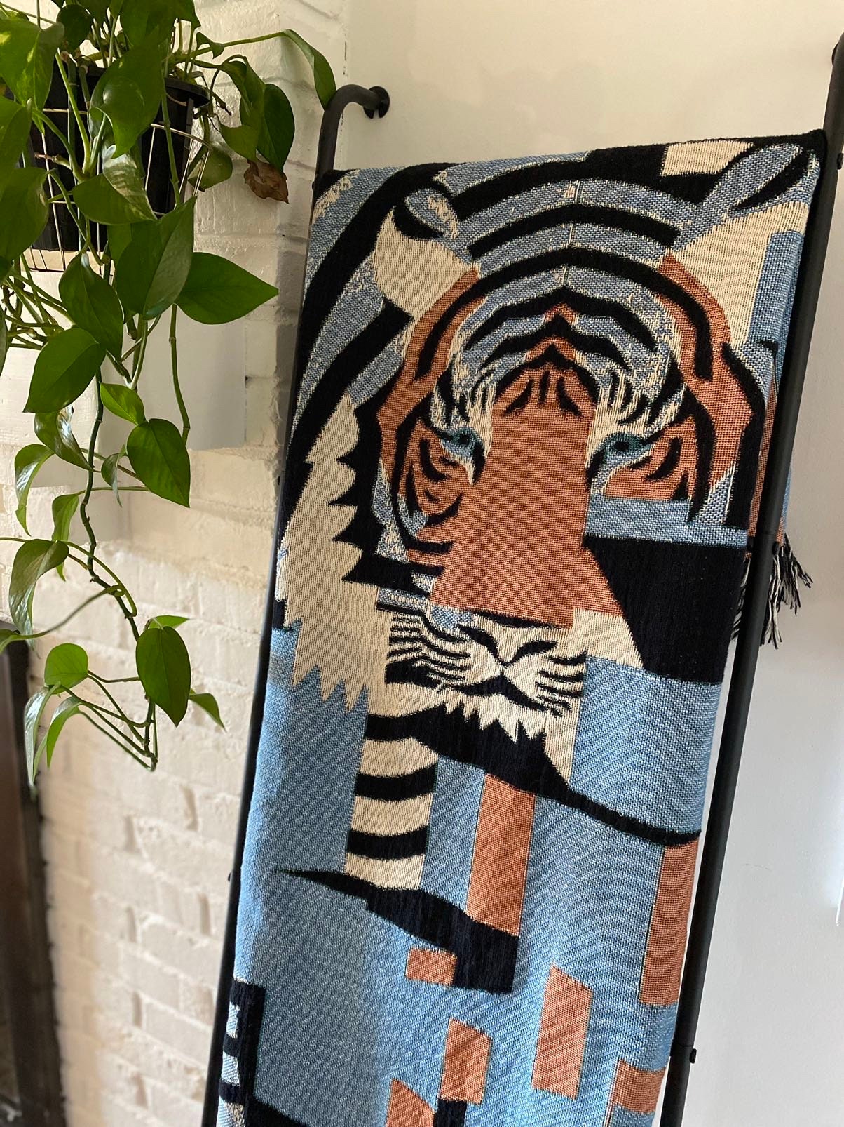 1 Year Anniversary Gift For Boyfriend, Teen Room Wall Decor, Woven Throw Blanket, Cat, Wall Tapestry, Woven Tapestry