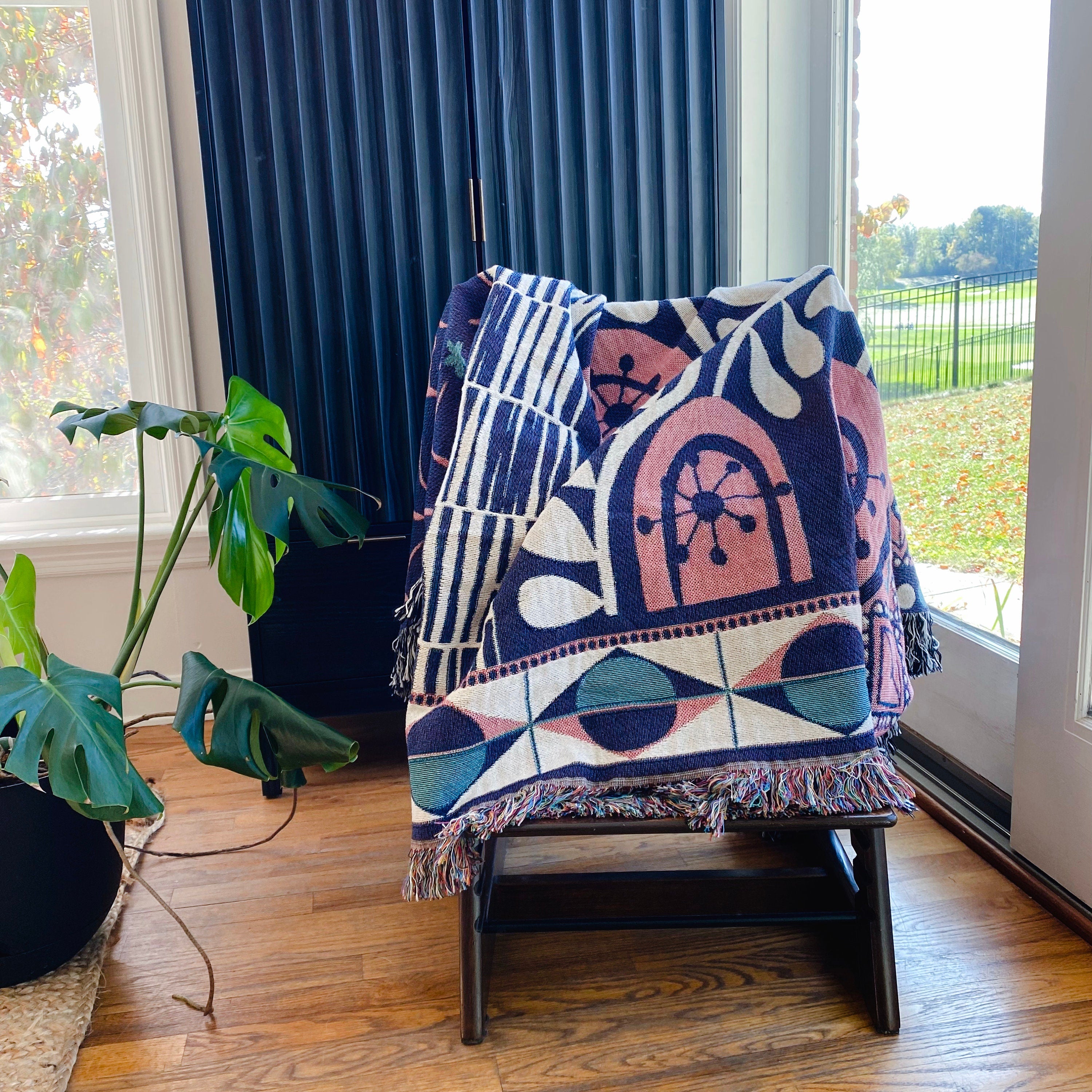 Boho Woven Tapestry, Eclectic Throw Blanket, Valentines Gift For Girlfriend, Boho Aesthetic Decor, Room Decor For Teens, Abstract Tapestry