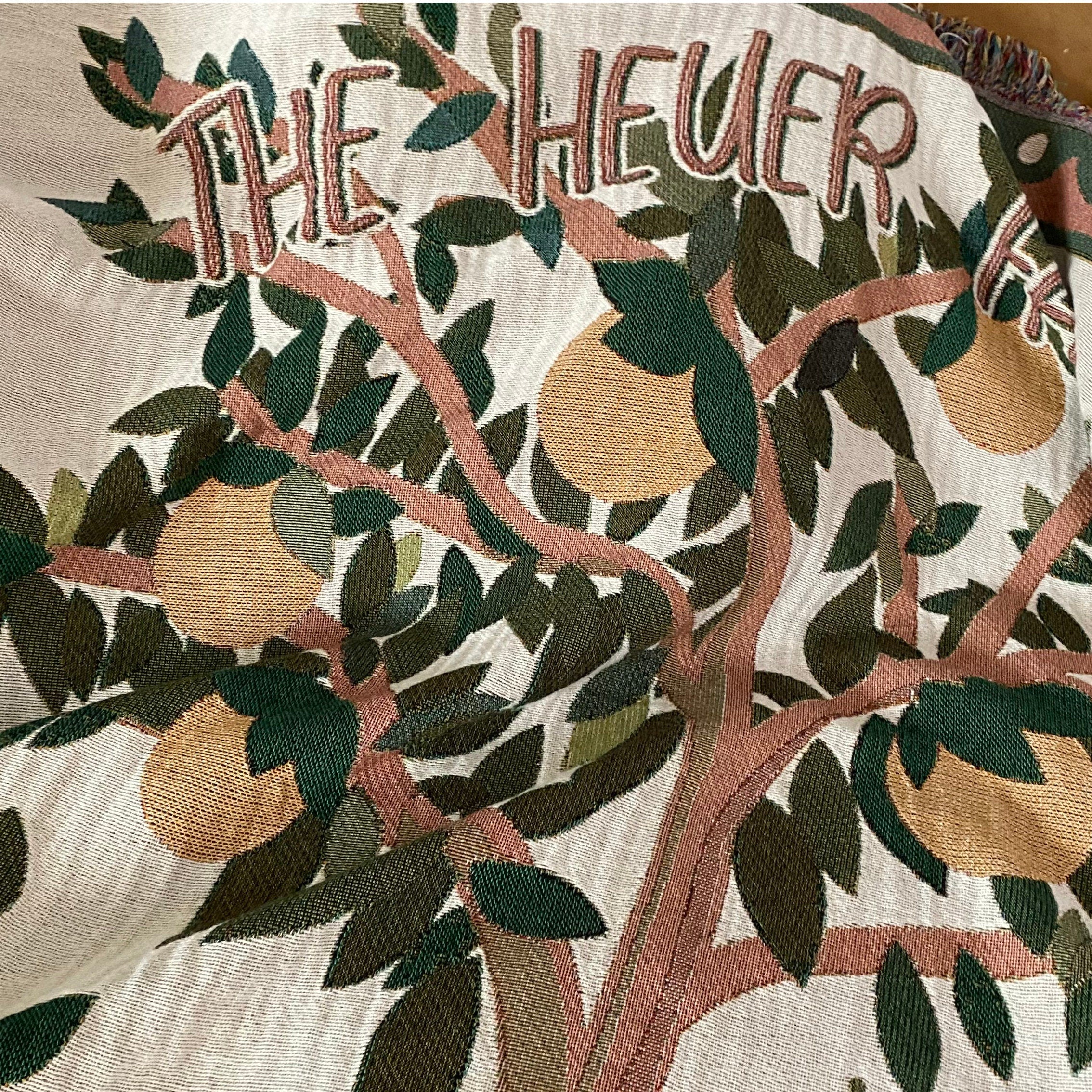 Family Tree Custom Tapestry Blanket, Grandmas Garden Woven Blanket, Personalized Mother'S Day Gift, Family Names Gift, Mimi'S Garden