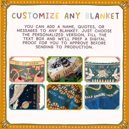 Boho Woven Wall Hanging Custom Woven Tapestry Aesthetic Eclectic Woven Throw Blanket Throw Blanket Couch Christmas Gift For Girlfriend