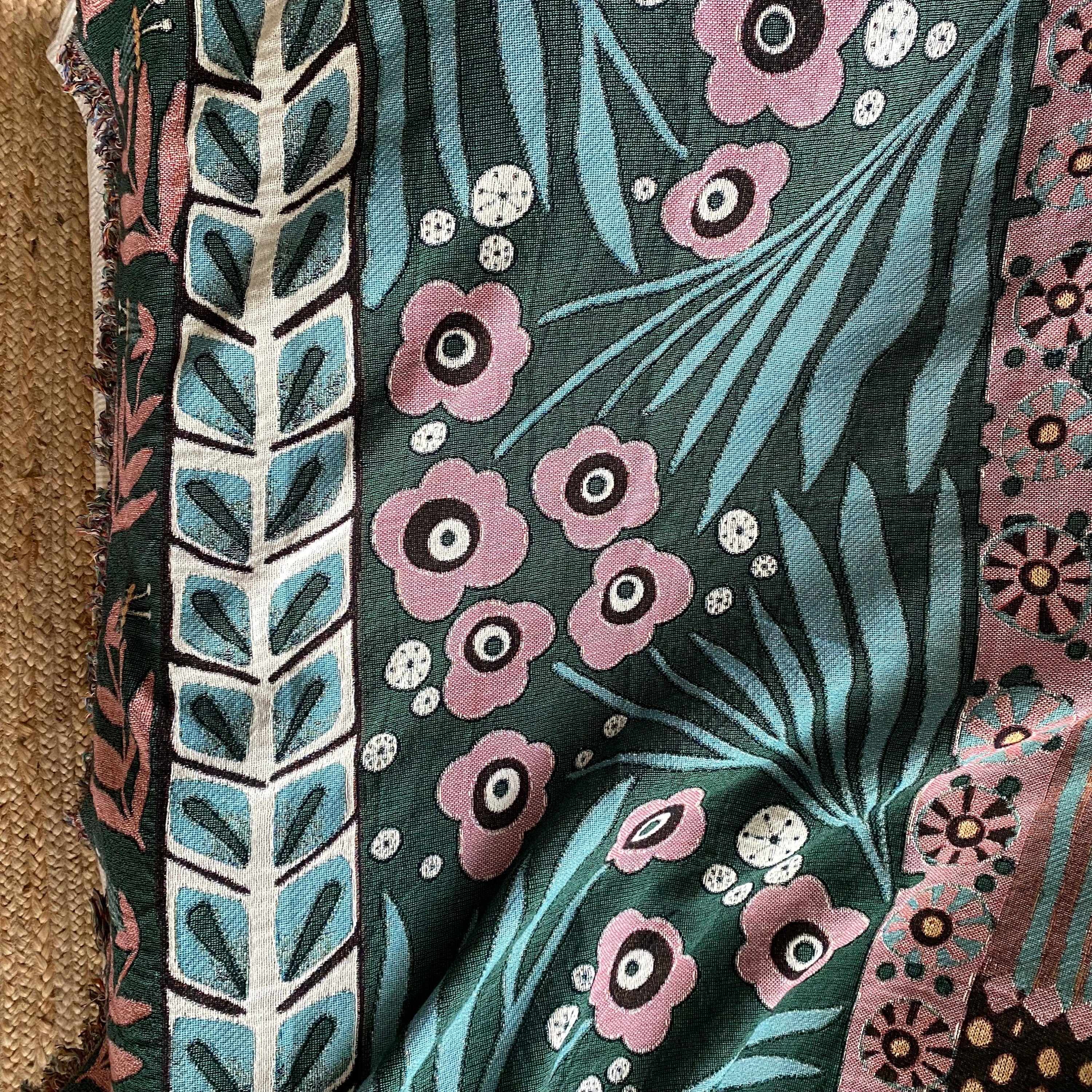 Boho Woven Wall Hanging Custom Woven Tapestry Aesthetic Eclectic Woven Throw Blanket Throw Blanket Couch Christmas Gift For Girlfriend