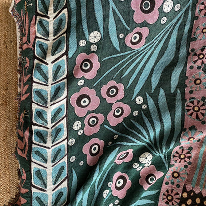 Boho Woven Wall Hanging Custom Woven Tapestry Aesthetic Eclectic Woven Throw Blanket Throw Blanket Couch Christmas Gift For Girlfriend