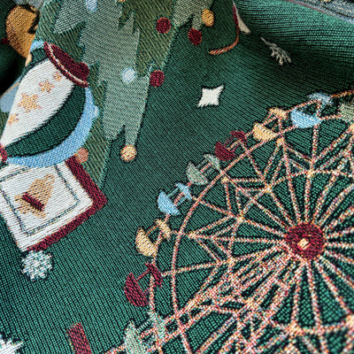 The Christmas Morning Woven Blanket