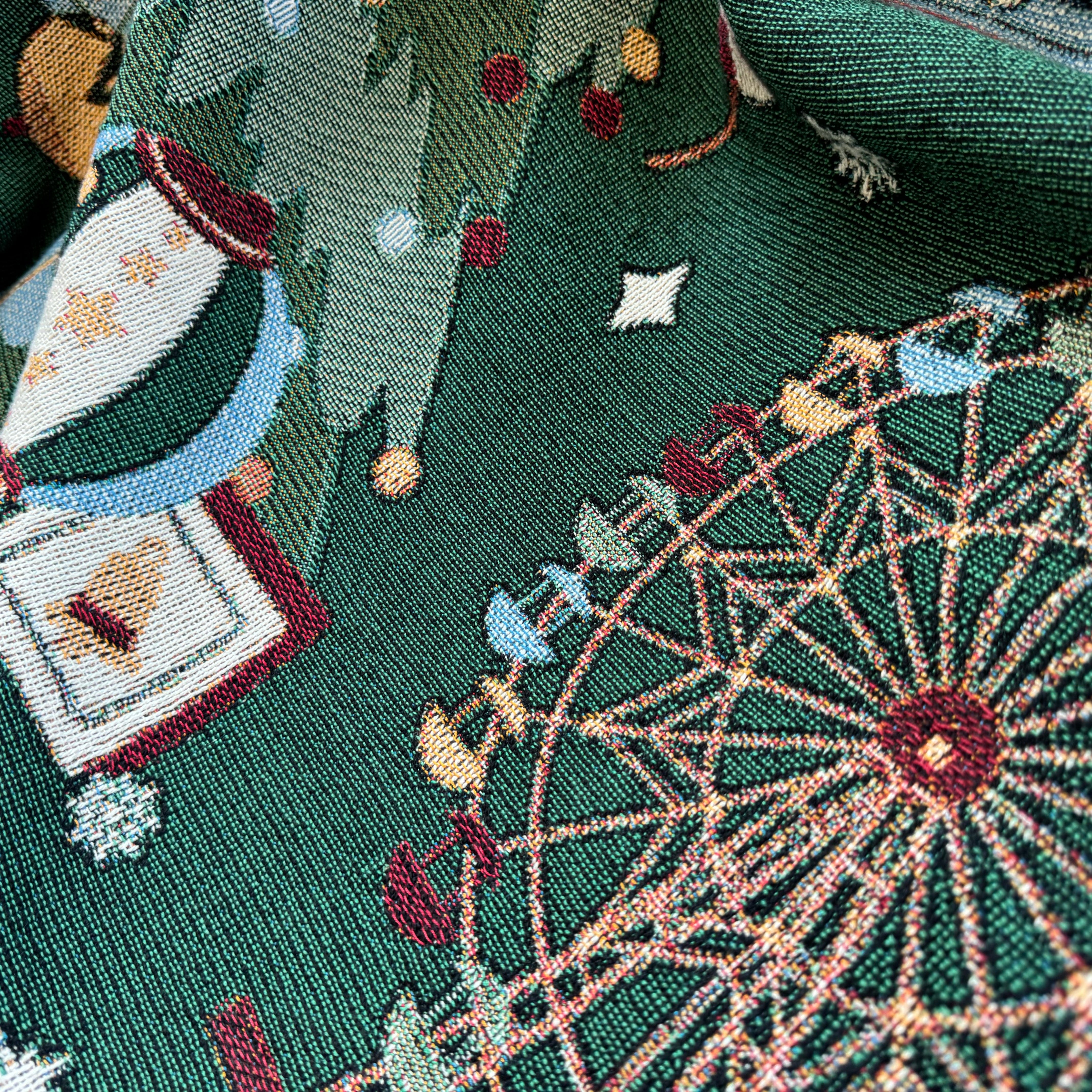 The Christmas Morning Woven Blanket