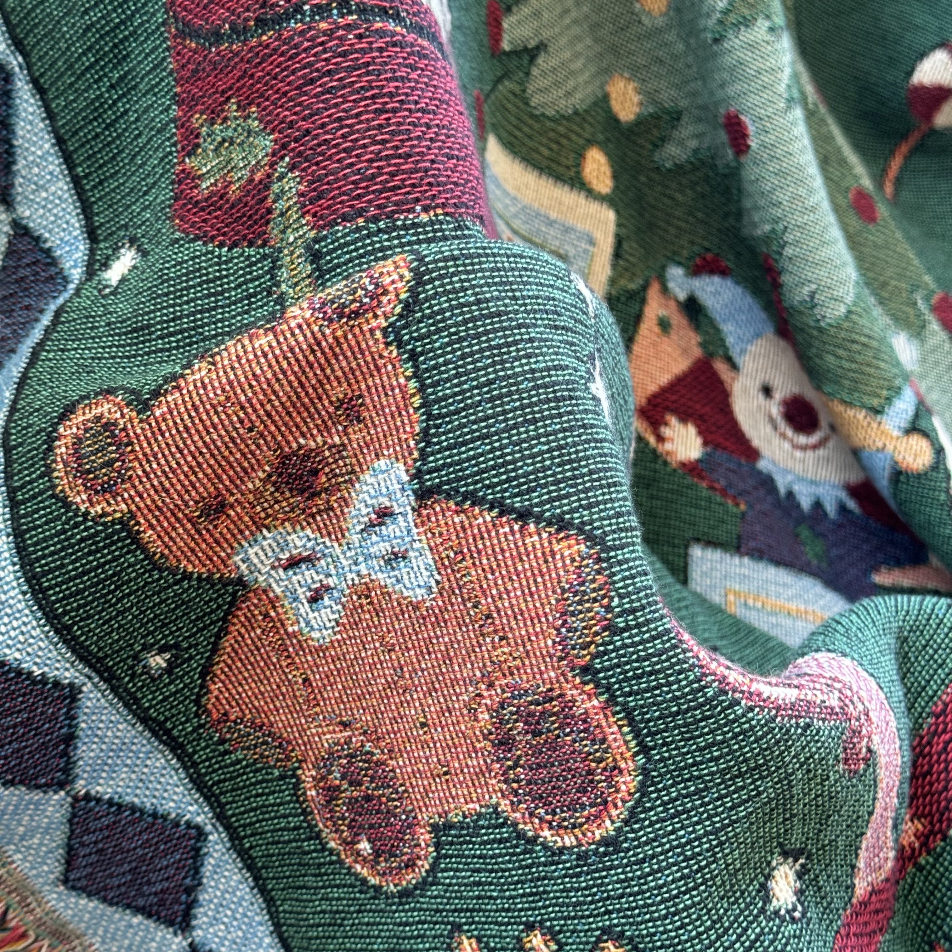 The Christmas Morning Woven Blanket