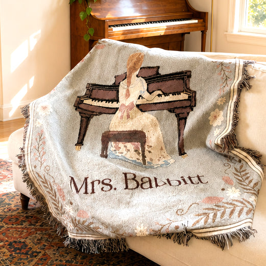The Elizabeth Bennet Woven Blanket